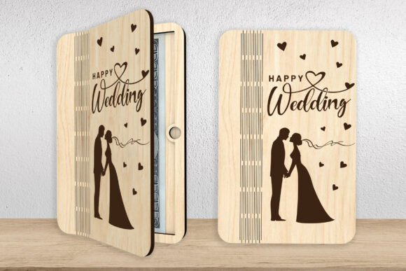 Download Happy Wedding Money Holder SVG - Premium Resources