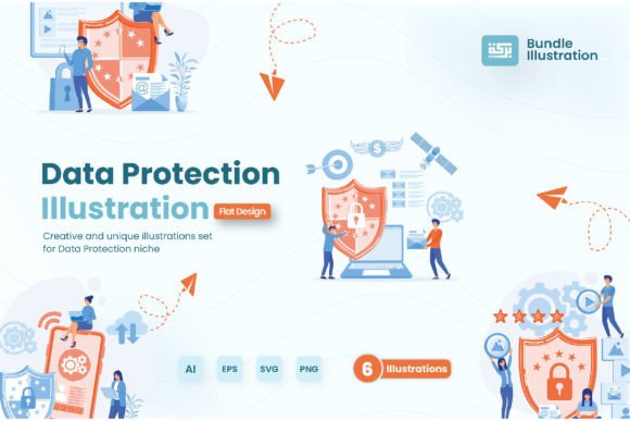 Download Data Protection Illustration Design - Premium Resources