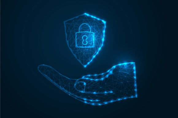 Download Hand Holding Shield Protection Concept - Premium Resources