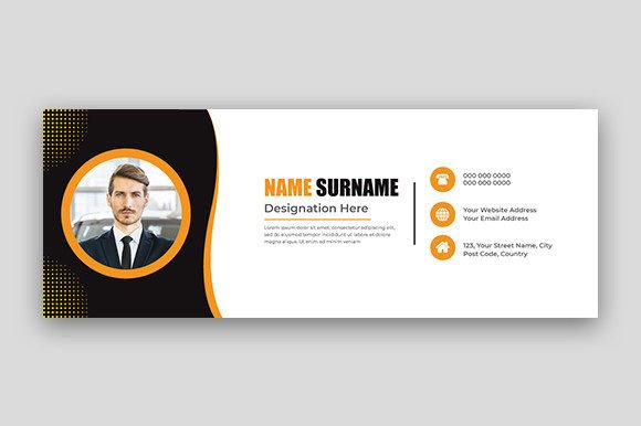 Download Business Email Signature Template Design - Design Collection
